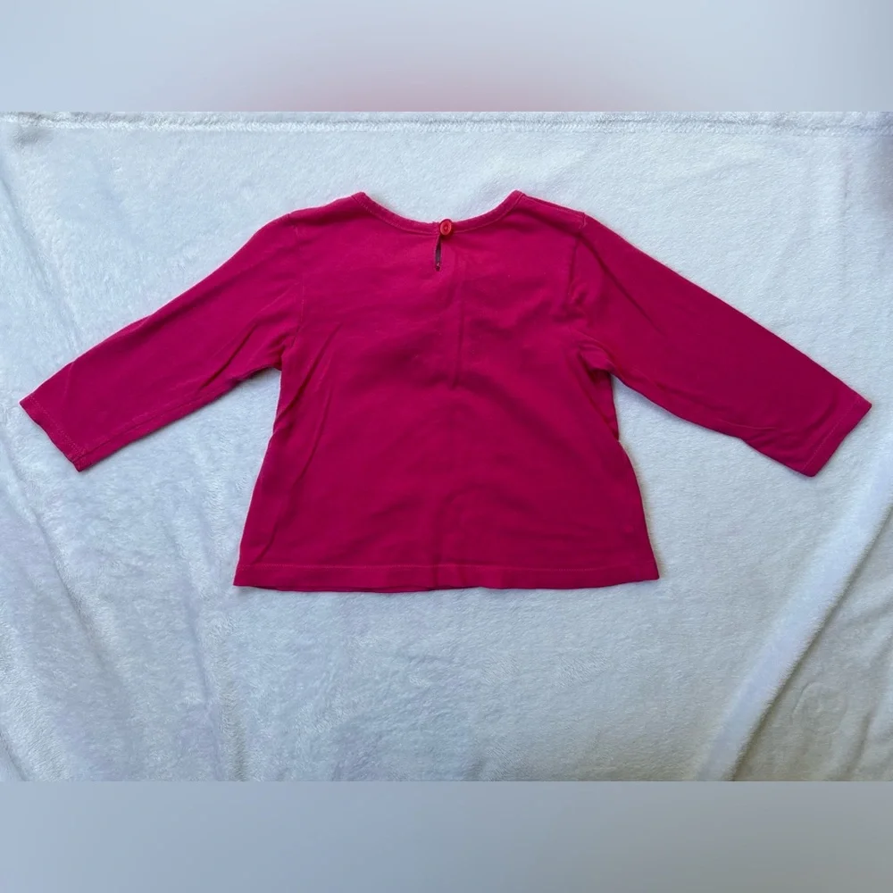 Carter’s Ruffle Long Sleeve Tee in Pink - Girls Size 18 Months